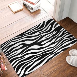 Tapijten Zebra Skin Doormat rechthoek zachte badkamer keuken vloer mat hal tapijt tapijt dier decoratie gebied tapijten 296n