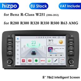 Autoradio Android Carplay 4G 7 "7862 2din pour Mercedes Benz classe R W251 2006-2012 R280 R300 R320 R350 R500 R63 AMG Navi GPS DSP