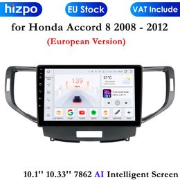 Carplay 4G 9 "Autoradio Android voor Honda 8 2008-2012 Spirior Accord 8 Multimedia Speler navigatie GPS 2 Din Stereo DSP