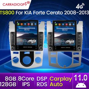 Carplay Auto Android 11 coche Dvd Radio Multimedia reproductor de vídeo navegación GPS para Kia Cerato 2 TD 2008-2013 unidad principal Audio estéreo