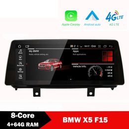 Autoradio Carplay Android pour BMW X5 F15 X6 F16 2014-2017 système NBT EVO Navigation multimédia 4G LTE WIFI GPS Headunit