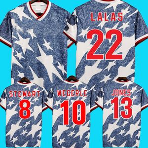 THE 1994 USA Classic Away Shirt maillots de football rétro Wegerle Lalas Ramos Balboa 94 maillots de football classiques