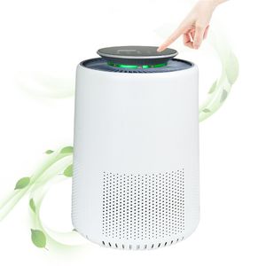 Purificador de aire CarrieLin, pantalla táctil inteligente para el hogar, filtro de 360ﾰ, esterilización UV, portátil, CA de 220V