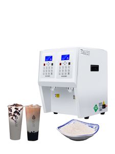 Carrielin Commerciële Poeder Kwantitatieve Machine Doseer Machin 3.5L * 2 Automatische kwantificeerbare maatregel voor creamer / taro / suiker / cacao / koffie