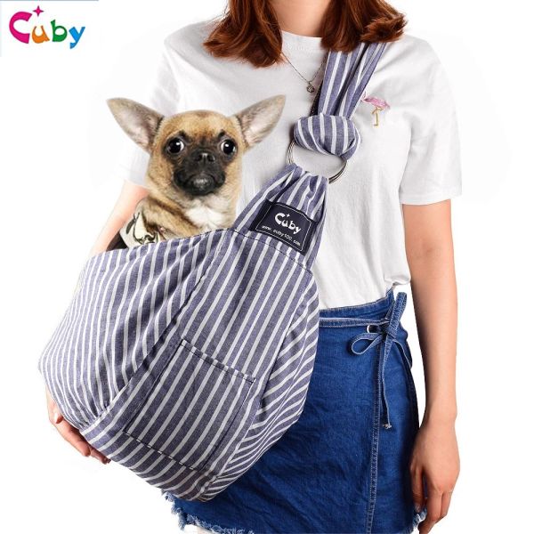 Portador CUBY Reversible ajuste portabebés para mascotas manos libres mascota perro gato bolsa suave cómodo cachorro gatito conejo doble cara