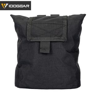 Carrier IDOGEAR Opvouwbare Drop Pouch Tactische Molle Magazine Dump Pouch Recycling Tas Jachttassen 3551