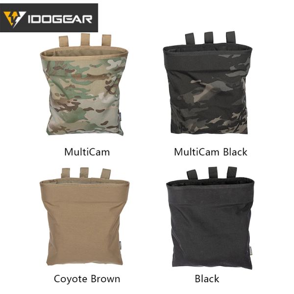 Portador IDOGEAR MOLLE, bolsa de descarga para revistas, bolsa táctica Mag Drop, bolsa de reciclaje, bolsa de almacenamiento 3550