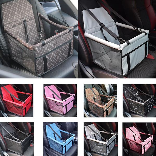 Transporteur pour animaux de compagnie housse de siège de voiture pour chien transportant pour chiens chats tapis couverture arrière hamac protecteur transportin sac de siège étanche