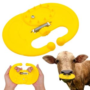 Transporteurs 10 pièces, outil de sevrage de veau, outil de sevrage de veau, anneau de nez de bétail, épine de nez, alimentation du bétail pour animaux de ferme