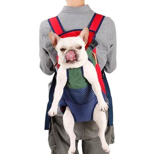 Dragers Ademende hondendragers Rugzakken Lichtgewicht mode outdoor-reisrugzak voor honden onder de 10 kg