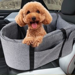 Portadores Carmounted control central asiento de seguridad para perros conveniente portátil mascota hogar perro bolsa de viaje almohadilla extraíble para mascotas