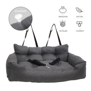 Siège rehausseur pour chien, canapé pour animaux de compagnie, siège SUV, lit de transport Portable, siège de voiture confortable pour chiens de taille moyenne et grande, fournitures pour chiots