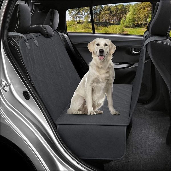 Carriers Funda para asiento de coche para perros, alfombrilla plegable impermeable para coche para mascotas, alfombrilla de viaje para perros, alfombrilla para coche de malla para perros y gatos, hamaca para coche, Protector de cojín