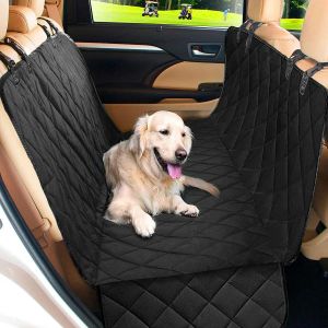 Housse de siège de voiture pour chien, imperméable, hamac pour animaux de compagnie, couvercle de coffre rembourré, protection arrière de voiture pour chien