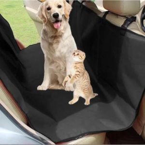 Transportadores con estampado de pata para perros, impermeable, trasero, protector para asiento de coche para perros, esteras, Protector de hamaca con cinturón de seguridad, Transportin Perro