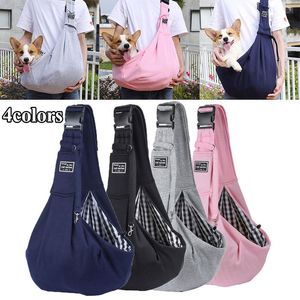 Transportines Bolsas para perros para mascotas Transporte Bolsa de viaje para gatos Bolsas transportadoras para perros pequeños Chat ajustable Mochila para mascotas para protector de perros