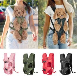 Sac de transport pour chien de compagnie sac à dos pour chiens sac de voyage respirant pour chien sac de transport pour chien réglable en plein air fournitures de transport pour animaux de compagnie