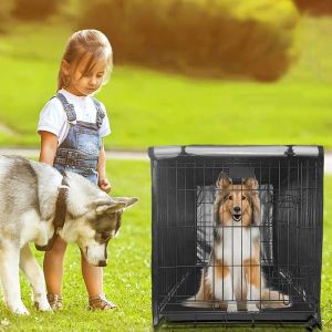 Dragers Draagbare waterdichte hoes voor huisdierenkooien, gehulde beschermhoes voor hondenkooien, hondendrager, warm en ventilatie