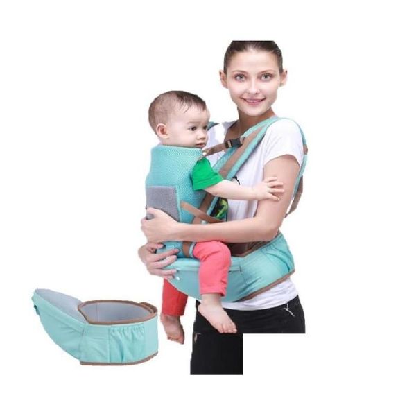 Carriers Slings mochilas 3in1 envoltura para bebés con asiento de cadera 360 esling para altava para la cintura lumbar nata 038461064 dro otlno