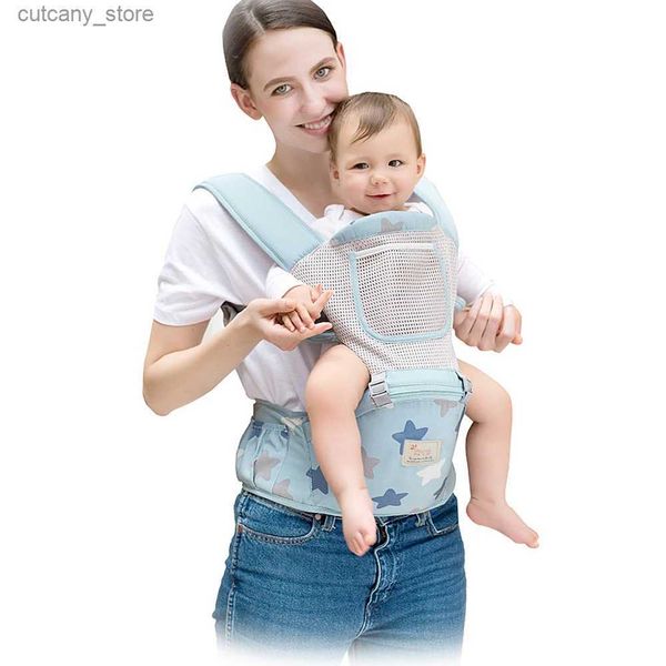 Porte-bébés Slings Sacs à dos Porte-bébé face avant Hipseat Kangourou Porte-bébé ergonomique pour nouveau-né enfant en bas âge Chargement ours 20Kg L240318