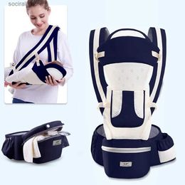 Carriers Slings Backpacks Carrier Baby Carrier New-Born Toddler avec tabouret de taille Multifinection Ergonomic Rovable Sage de bébé Soft Infant Carrier All Seasons L45