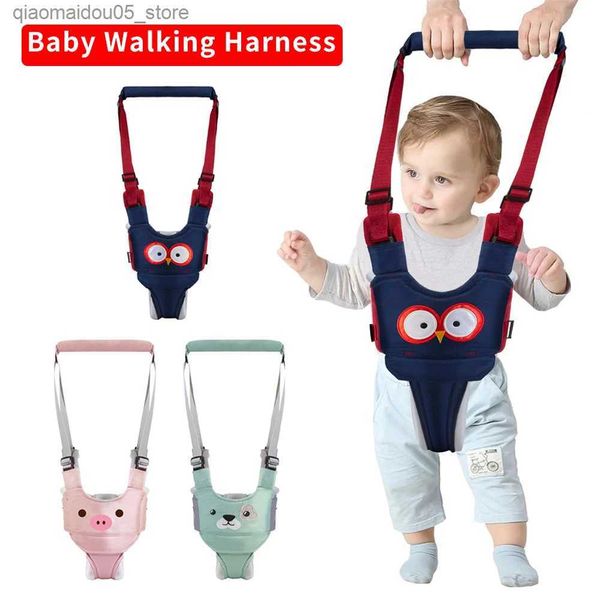 Carriers Slings mochilas para el bebé Ayuda para caminar Actividad de enfermería Aprendizaje Ayuda para caminar Reins de seguridad Arneses Cinturón de accesorios 7-24 meses Bebe Unisex Q240419