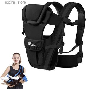 Carriers Slings Sackepacks Beth Bear Baby Carrier Saclepack Breathable Front Face Face Face 4 en 1 Boîtier confortable Sac à dos Pouche enveloppe Baby Kangaroo Nouveau L45