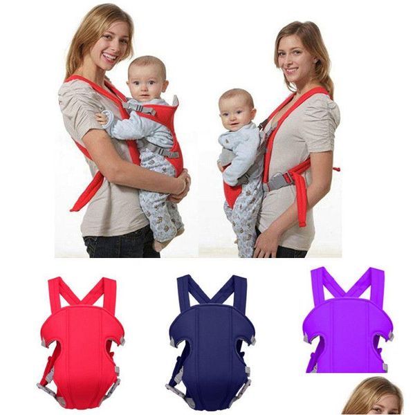 Portadores Slings Mochilas Nuevo Bebé ajustable Bebé Niño Recién nacido Portador de seguridad 360 Correa de regazo de cuatro posiciones Sling suave DC021 DHTZD