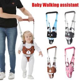 Carriers Slings Rugacks Cartoon Toddlers Harness Belt Baby Walker Stuff Walking Bag Veiligheid Helper Kind Leash Kid Kidder Stuiters met afneembaar Kruis Y240514