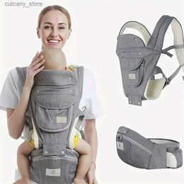 Porteurs Slings Backpacks Ergonomic Baby Supplies Baby Carrier avec siège de hanche Coton doux 3 en 1 porte-bébé avec tabouret pour le nouveau-né à la maison voyage en plein air L240318