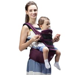 Carriers Slings Sac à dos Ergonomic Baby Carrier Infant Kid Hip Seat Kangaroo Sling Face Face Facing Backpack For Travel Outdoor Activity Gear Wrap BEBES Y240514