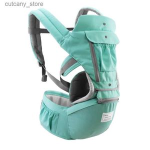 Draagzakken Draagzakken Rugzakken Ergonomische Draagzak Rugzak Zuigeling Kind Baby Heupdrager Sling Voorwaarts gerichte Kangoeroe Baby Wrap Carrier voor Baby Reizen babyspullen L240318