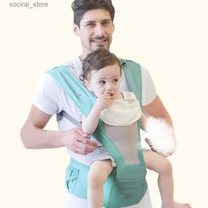 Carriers Slings Sackepacks Ergonomic Baby Carrier Sling Baby multifonction Breffe-Breatch Carrier Sac à dos Enfant Carriage Toddler Baby Sling Spenders L45