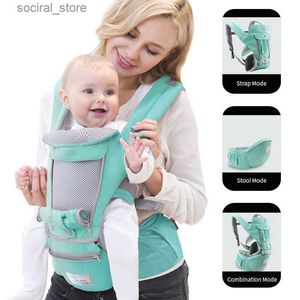 Carriers Slings Sackepacks Ergonomic Baby Carrier Infant Kid Baby Baby Hipseat Sling Front Face au Kangaroo Baby Wrap Carrier For Baby Travel 0-36 mois L0406