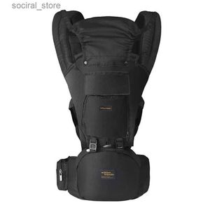 Carriers Slings mochilas mochilas ergonómicas envolvente de transporte para bebés recién nacidos para el asiento de la pequeña soporte lumbar4 temporadas12 posicionsperfect para caminar por compras L45