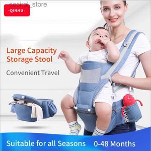 Porteurs Slings Backpacks Ergonomic Sackepack Baby Carrier Baby Baby Hipseat Carrier transportant pour enfants Baby Wrap Sling for Baby Voyage 0-48 mois Utilisation L45