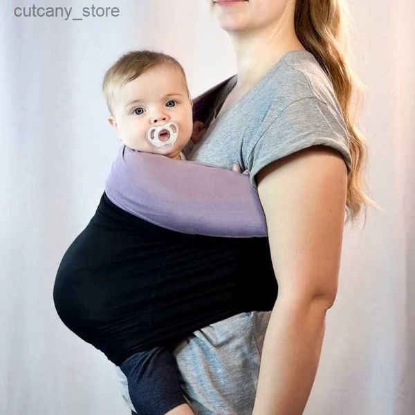 Porte-bébés Slings Sacs à dos Fille Garçon Porte-bébé de voyage Mamas Bonding Comforte Unisexe Multi Purpose Baby Wrap Facile à porter Infant Sling Wrap L240318