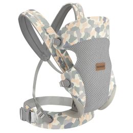 Dragers Slings Backpacks Nieuwe Baby Sling Carrier Pasgeboren Hip Seat Kangaroo Bag Baby's voor- en achterkant Backpack 3 - 18 maanden Babyaccessoires Y240514