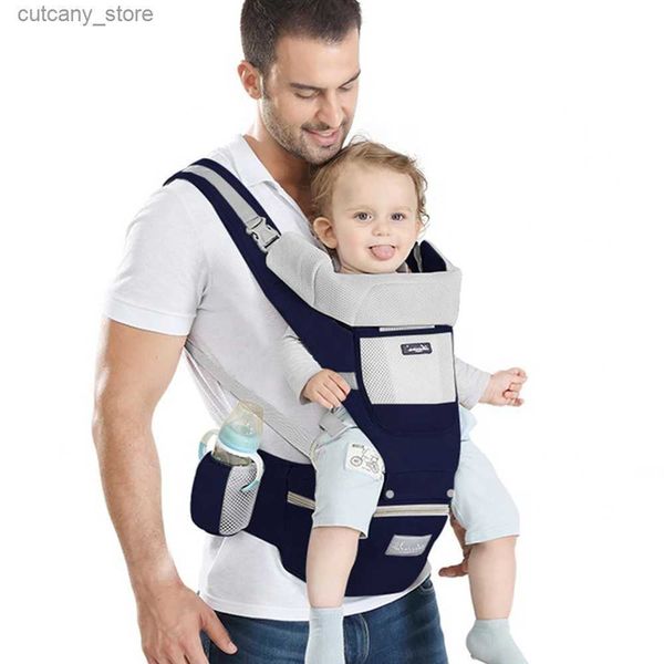 Porte-bébés Slings Sacs à dos Nouveau-né Porte-bébé Ergonomique Infantile Enfants Sac à dos Hipseat Sling Kangourou Wrap pour bébé 3-36 mois VoyagePolyester Matériel L240318