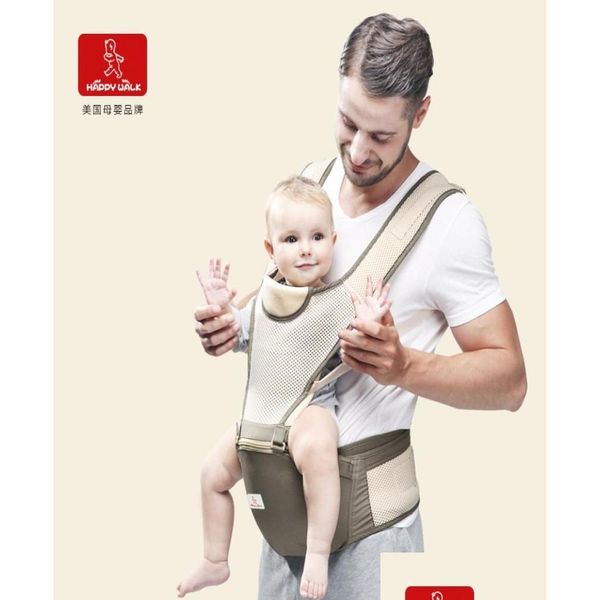 Porte-bébés ergonomiques sûrs et confortables avec siège de hanche, conception 5 en 1, transportez votre nouveau-né, bébé, enfant en bas âge9 Dhscx