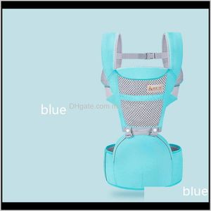 Transporteurs Slings Sacs à dos Équipement de sécurité Bébé Maternité Drop Livraison 2021 Quatre positions Coton Porte-bébé ergonomique Sac à dos pour bébé pour 036 mois