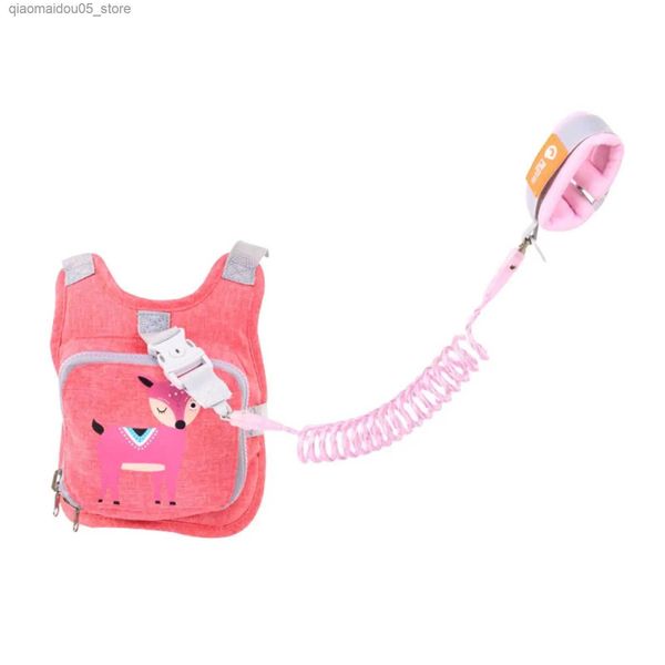 Porteurs Slings Backpacks Corde de printemps pour la courroie de sécurité pour enfants Trache de poignet molle extensible utilisée de voyage en plein air et nourrissons Q240416