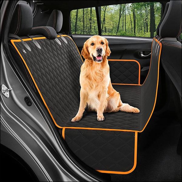 Portadores de viaje, funda para asiento de coche para perros, 100% impermeable, alfombrilla para coche para perros y gatos, alfombrilla de malla para perros y gatos, hamaca para coche, Protector de cojín, almohadilla para mascotas