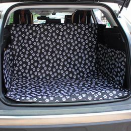 Transporteurs Waterpoof Pet Dog Car Rear Back Seat Carrier Cover Mat Couverture Hamac Coussin Protecteur Pour Chat Chiot Animal Golden Retriever