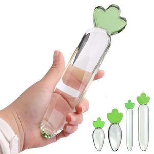 Carrot Glass Anal plug for women Butt plugs Penis Nightlife Anus Dildo Adult Masturbation Adult Gay Sexy Toys Lover Gifts