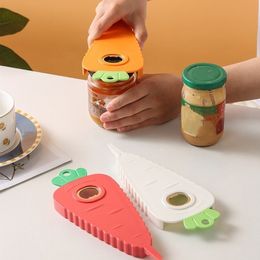 Wortel Multi-Purpose Opener Jar CAN-bierflesopener tool met magneet en opklapbare haak keuken toolst2i53178