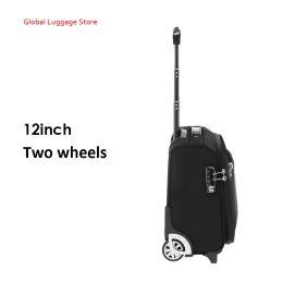 Boîtes à bord de 12 pouces de 12 pouces 2, cartouche Universal Wheel Oxford Trolley, bagages portables, valise de qualité haut de gamme, sac de valise d'affaires