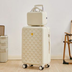 Carry-ons 20/22 / 24''''26 pouces ensemble de bagages, valise de voyage sur roues, bagages roulants, tré