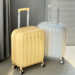 Carry-ons Llevar el equipaje con las ruedas Fashion Fashion para mujeres Combinación de equipaje rodante Combinación Lock Zipper Trolley Luggage Bag