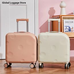 Carry-ons nieuwe mode18/20 inch kleine meaderkoffer schattig meisje koffer rollley bagage bagage